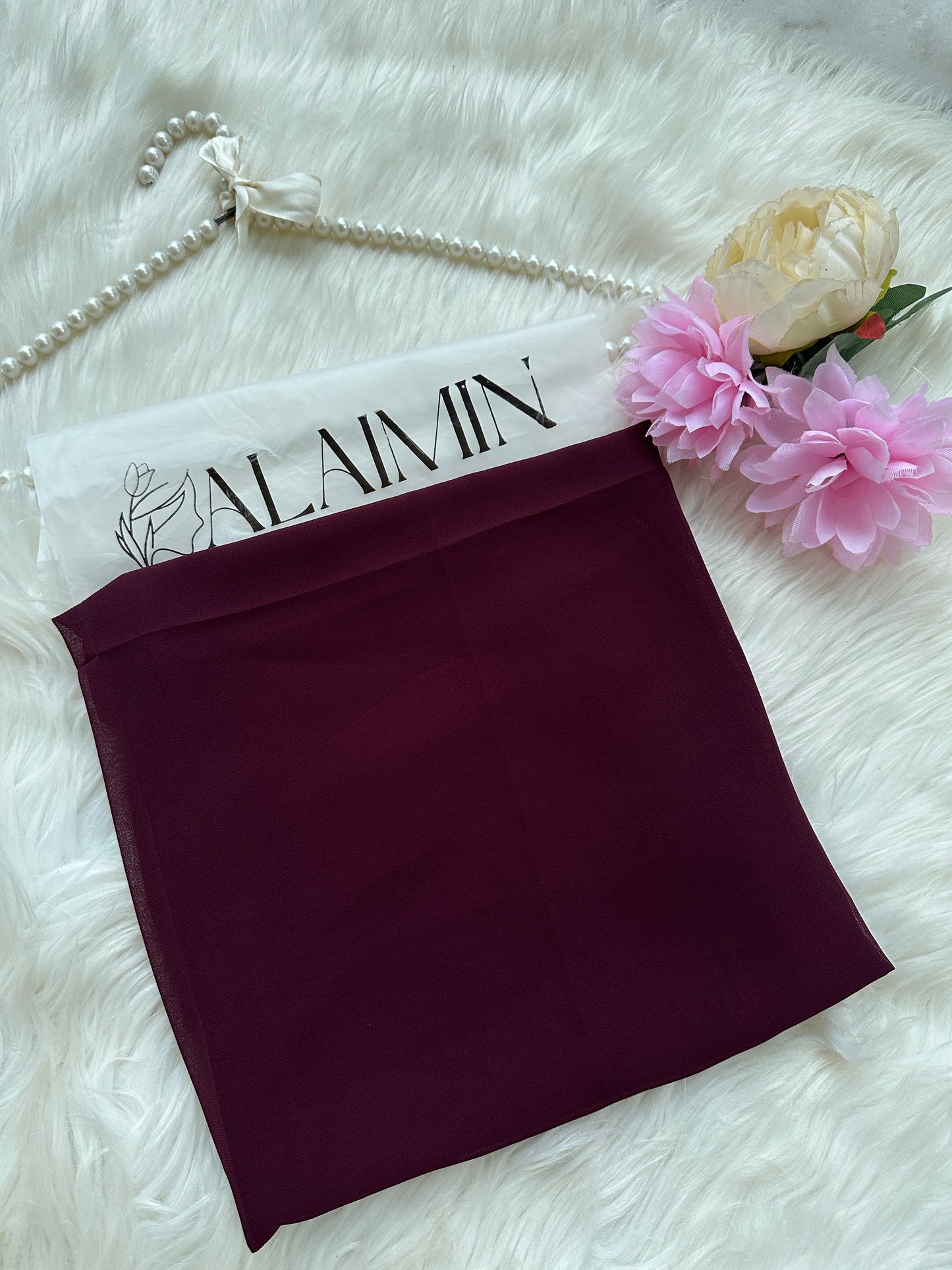 DARK PLUM | PREMIUM GEORGETTE HIJAB