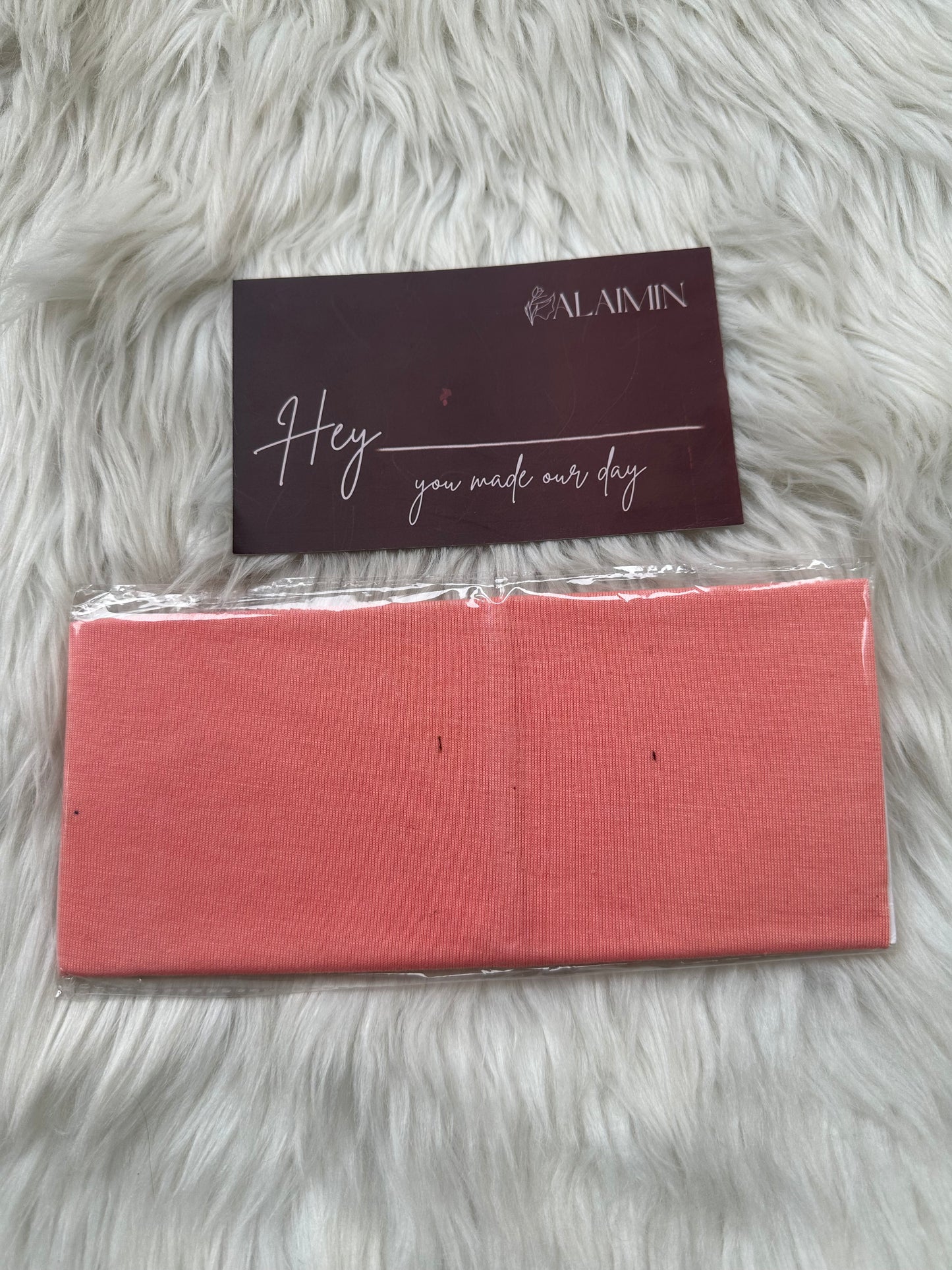 High-Quality Hijab Tube Cap Peach Pink