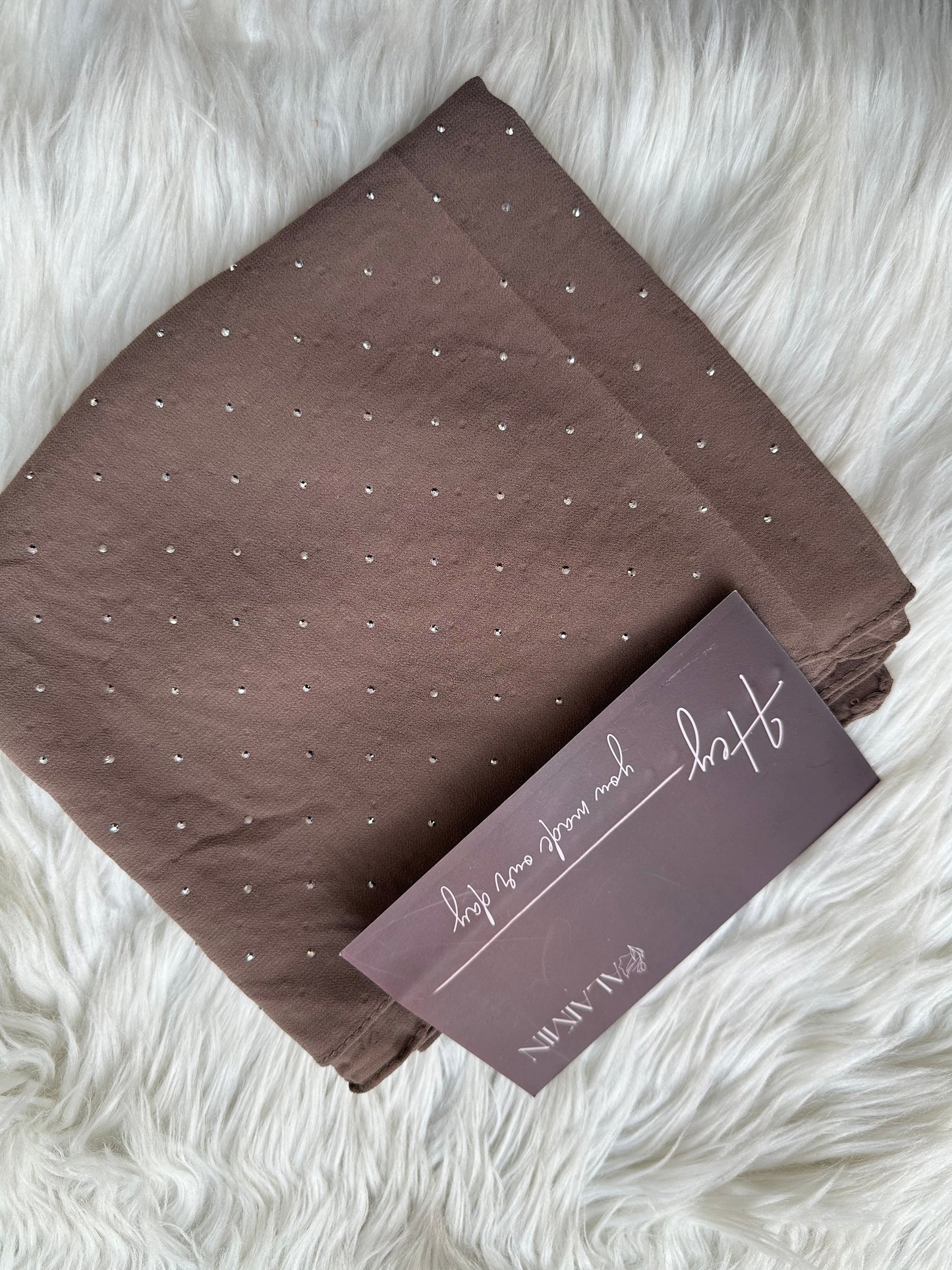 LIGHT COCO | RHINESTONE CHIFFON HIJAB
