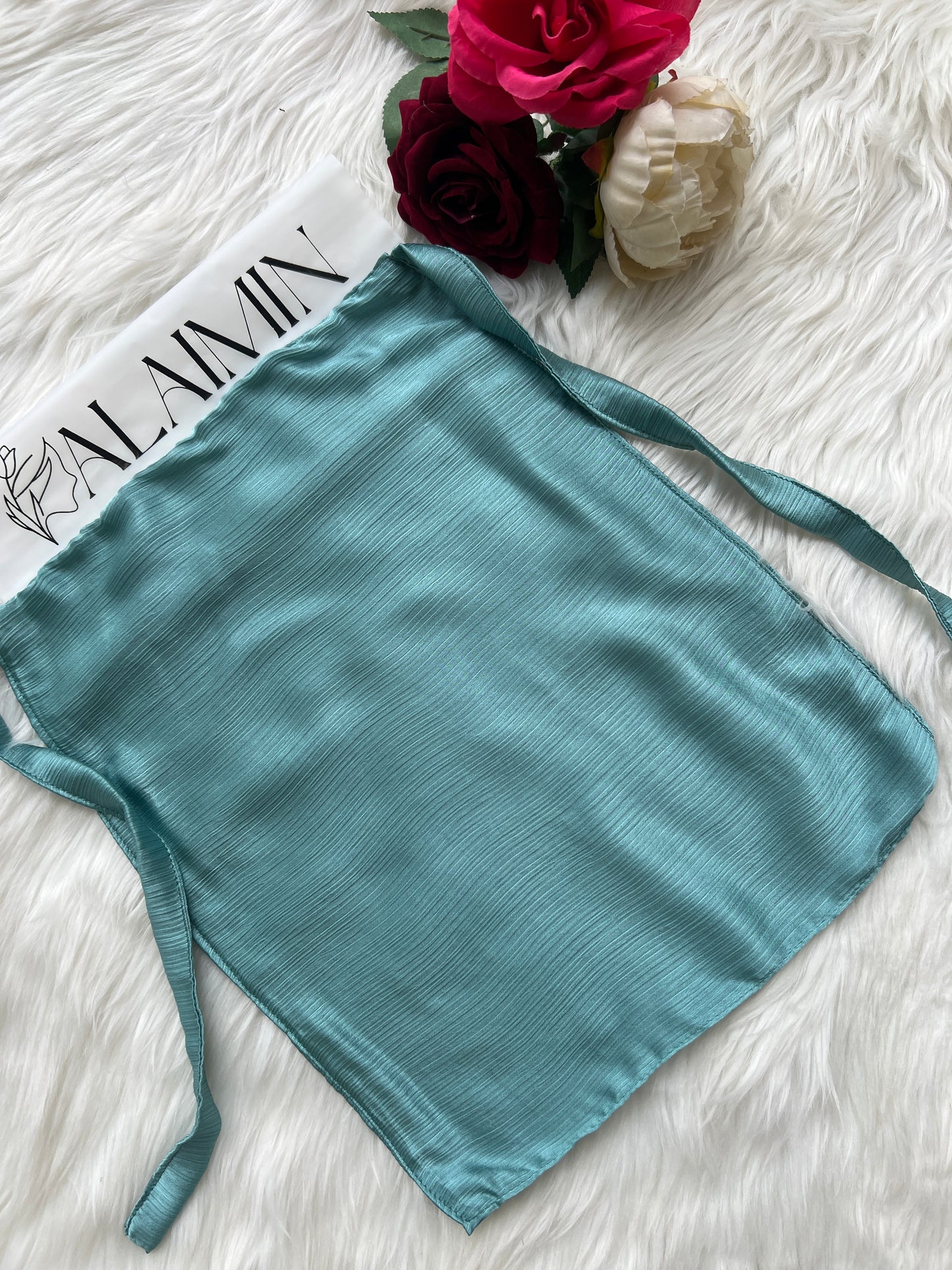 Silk Niqab | Aqua