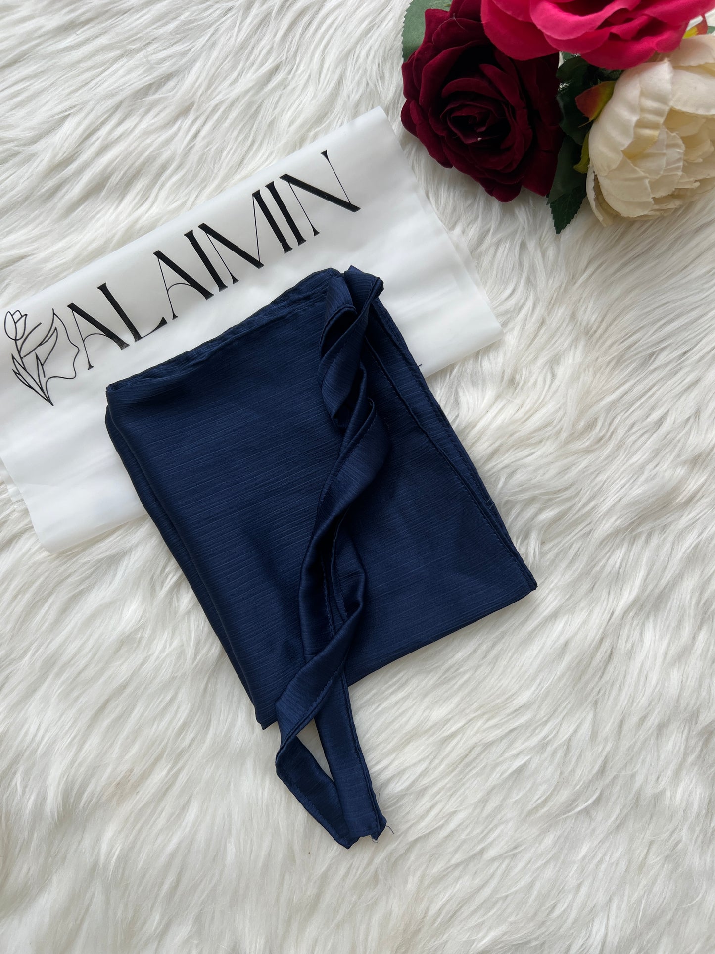 Silk Niqab | Royal Blue