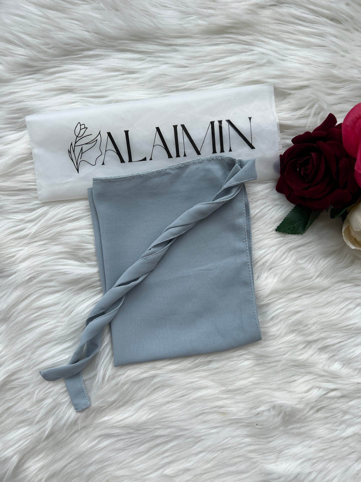 Chiffon Niqab | Grey