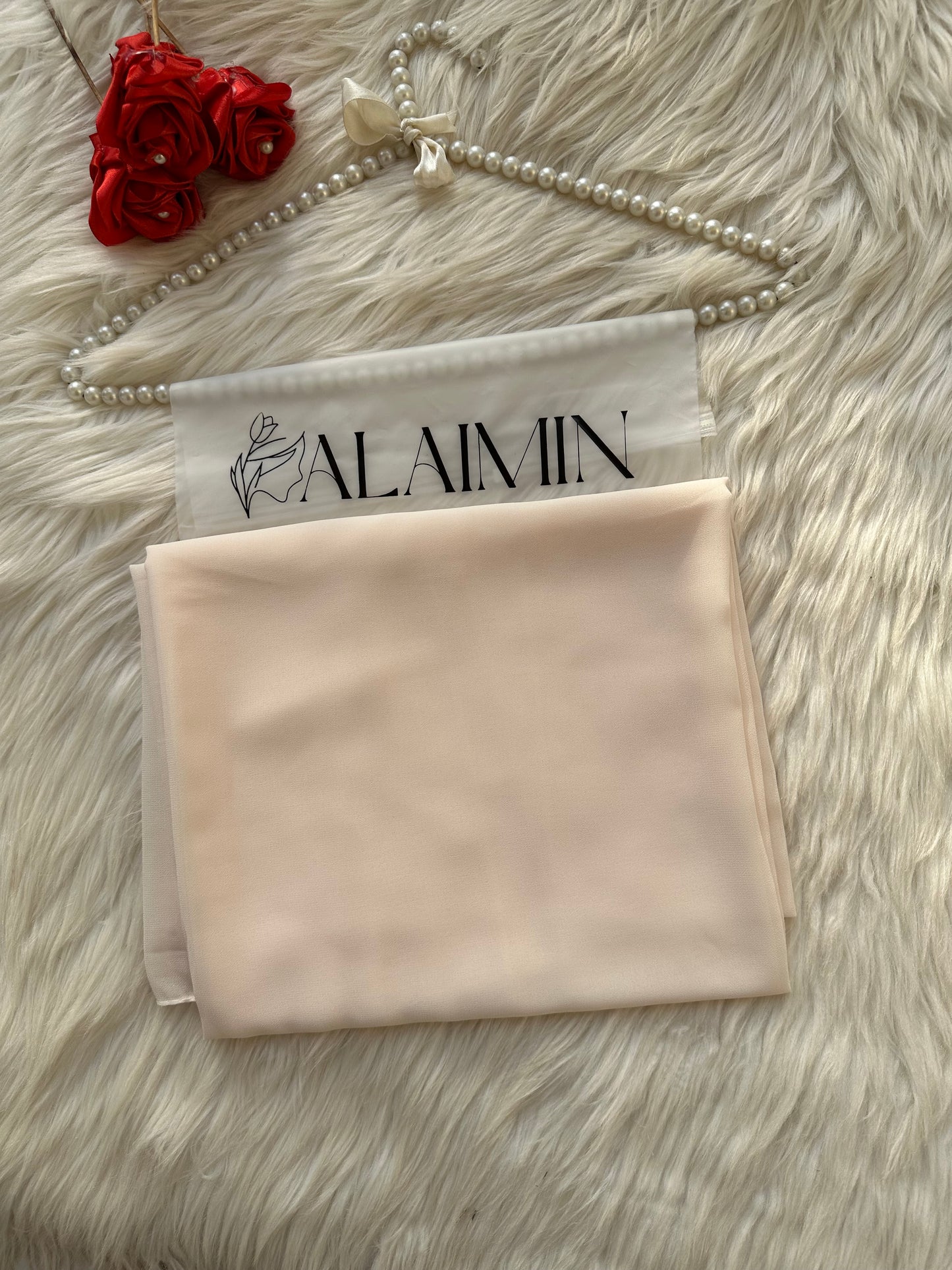 OFFWHITE BEIGE |PREMIUM GEORGETTE HIJAB