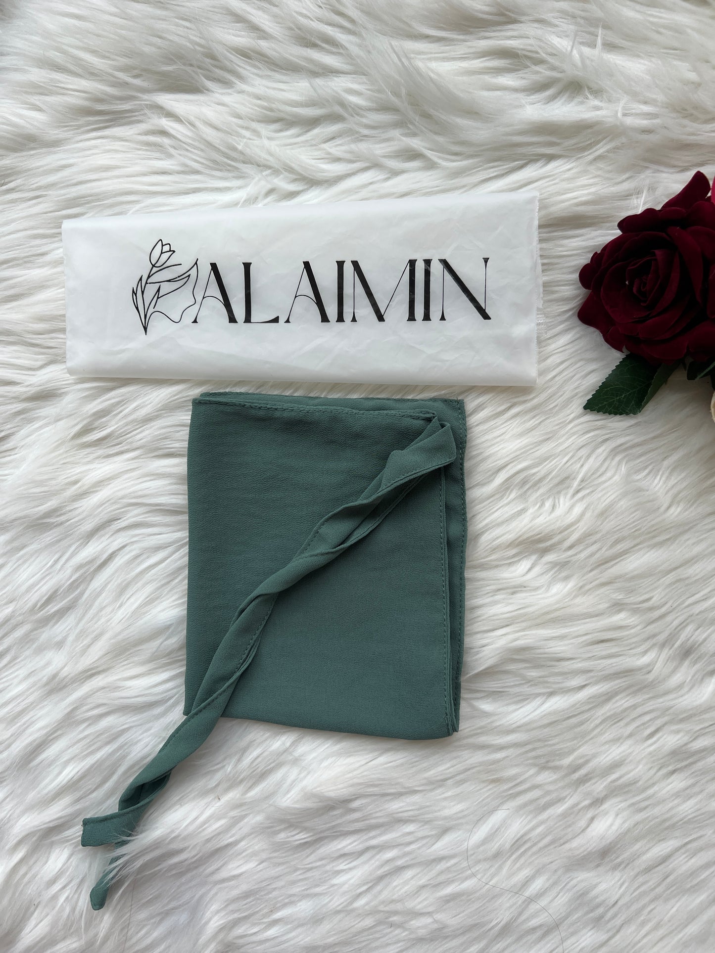 Chiffon Niqab | Green