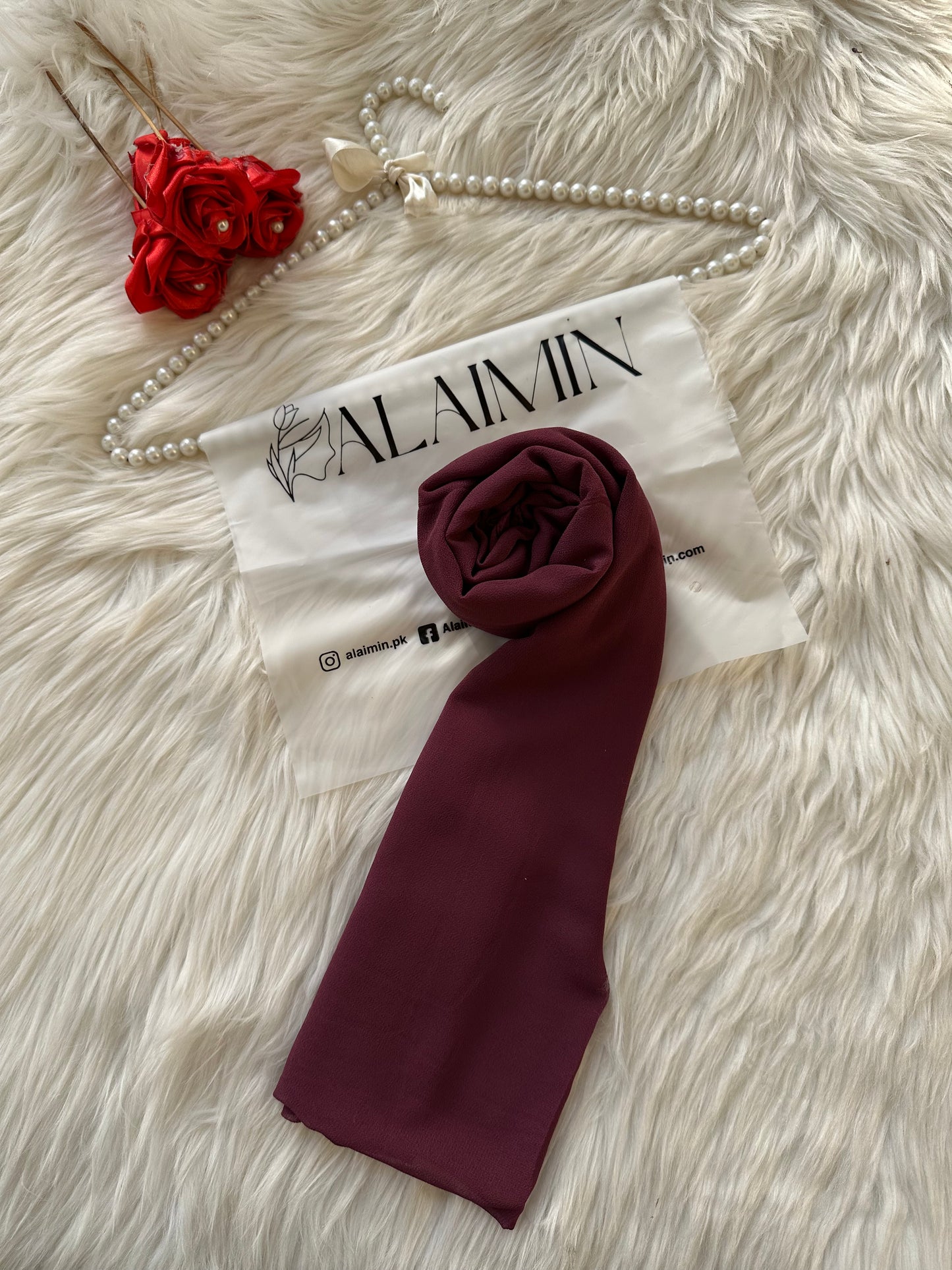 MAUVE PURPLE|PREMIUM GEORGETTE HIJAB