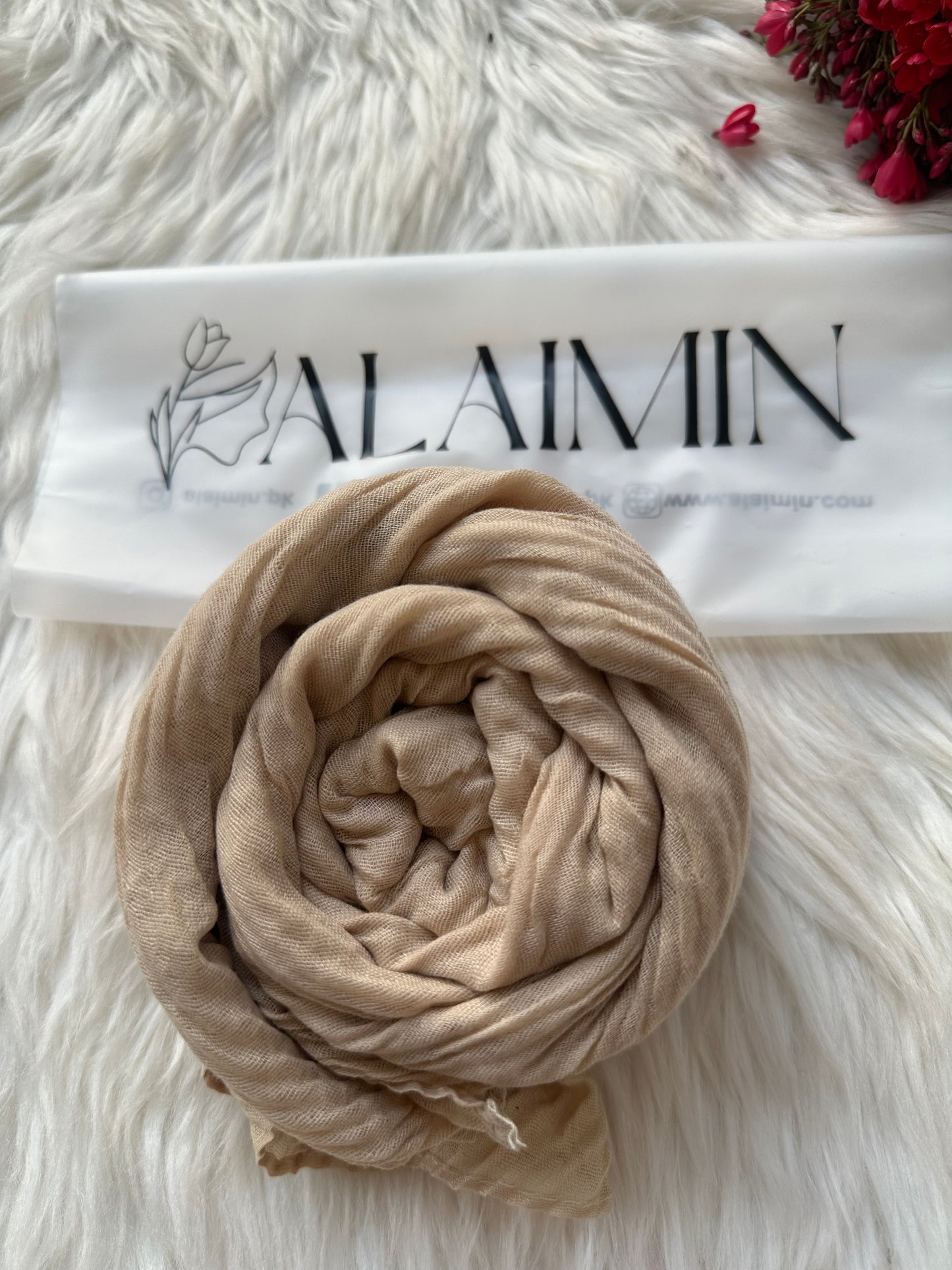 Ivory Whisper Cotton Crush Hijab