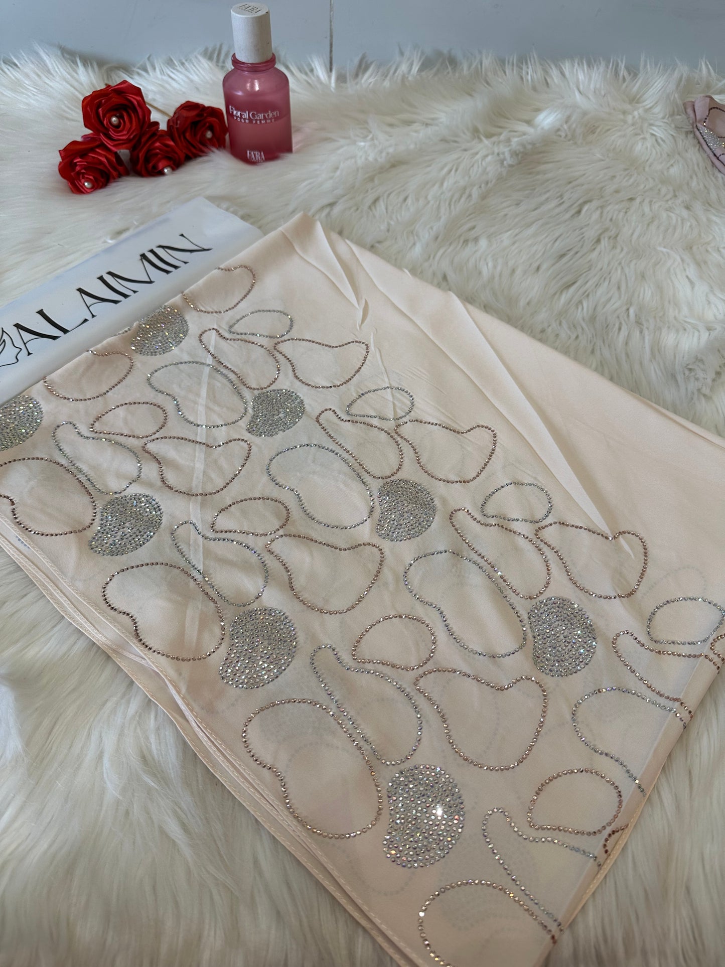 Beige Luxe Stone Hijab
