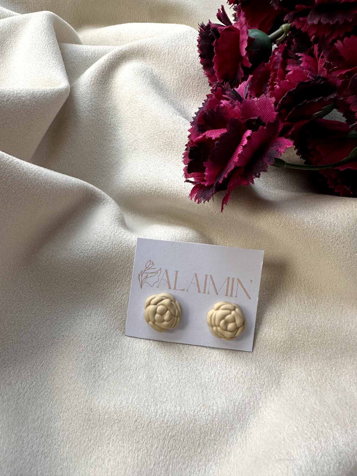 Premium Quality Hijab Magnets | Matte Rose