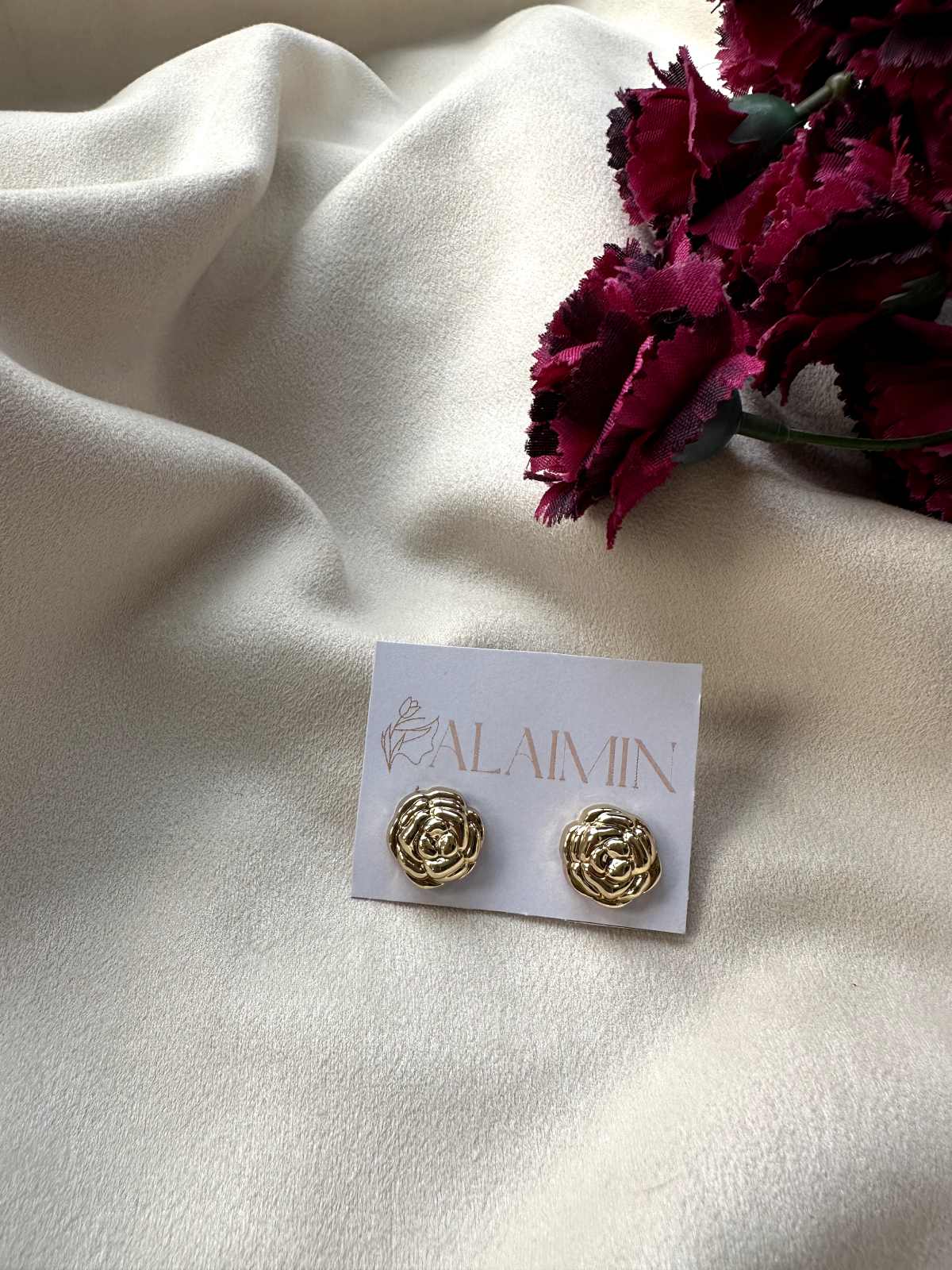 Premium Quality Hijab Magnets | Shiny Rose