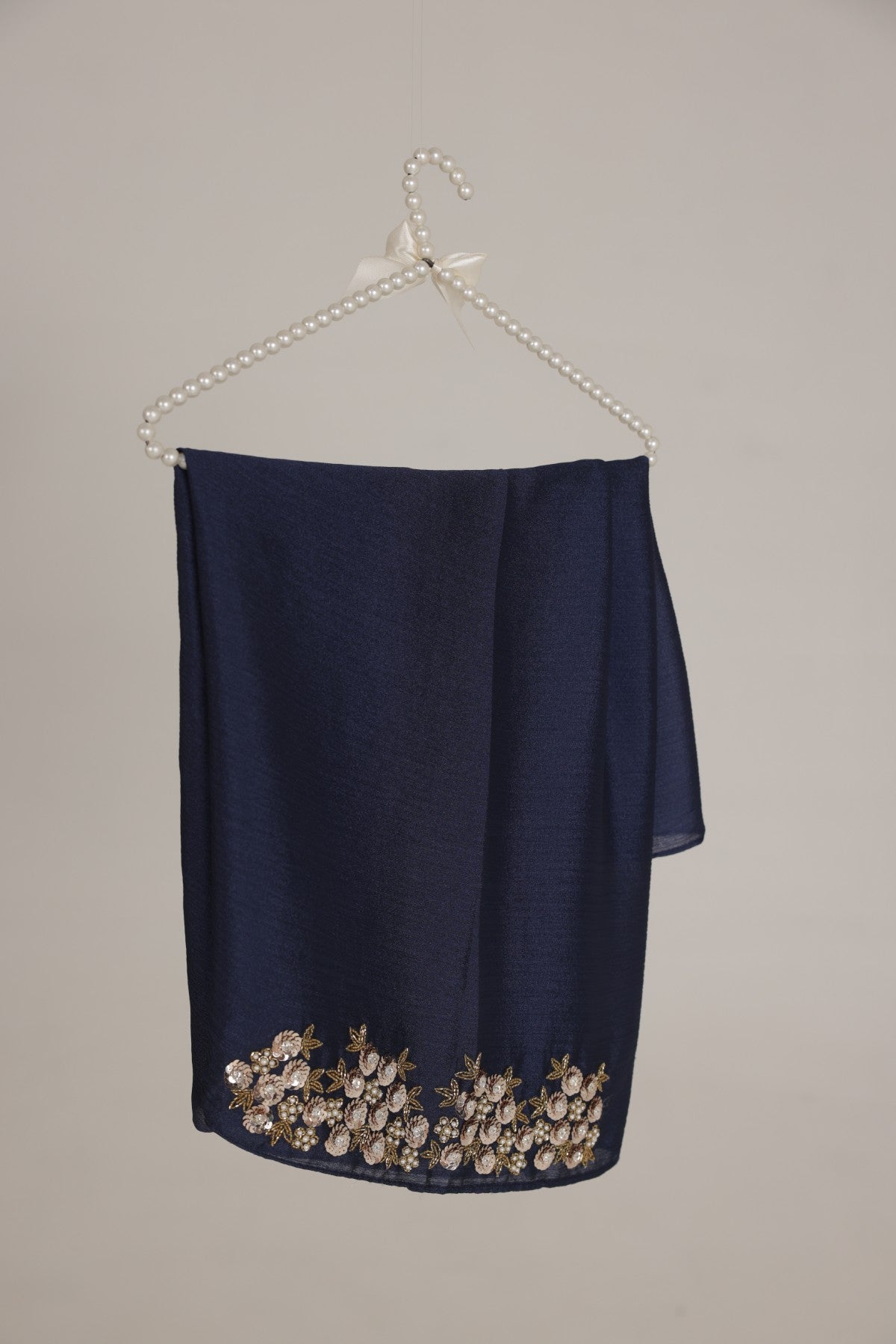 premium silk hijab handwork