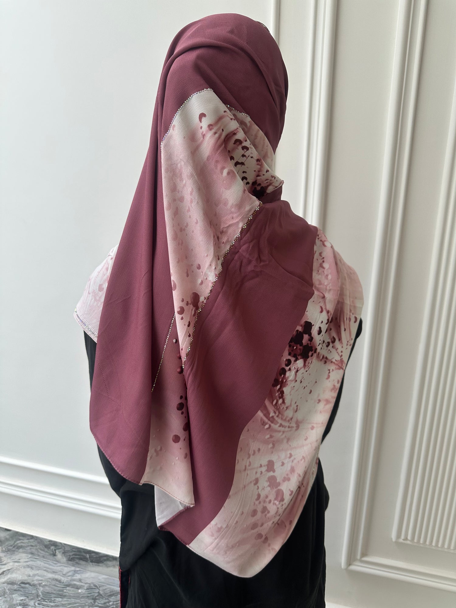 LUXE SOFT RHINESTONE TURKISH HIJAB