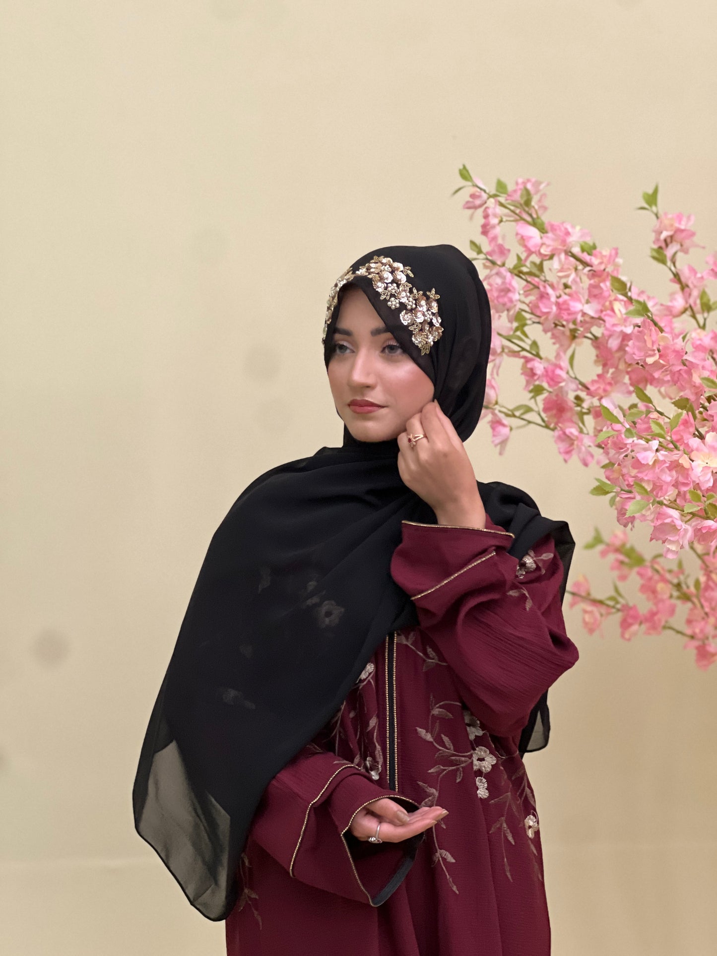 SHAGHAN | FESTIVE PARTY WEAR LUXURY HANDWORK BLACK PARTY WEAR FOR WEDDINGS & EID
