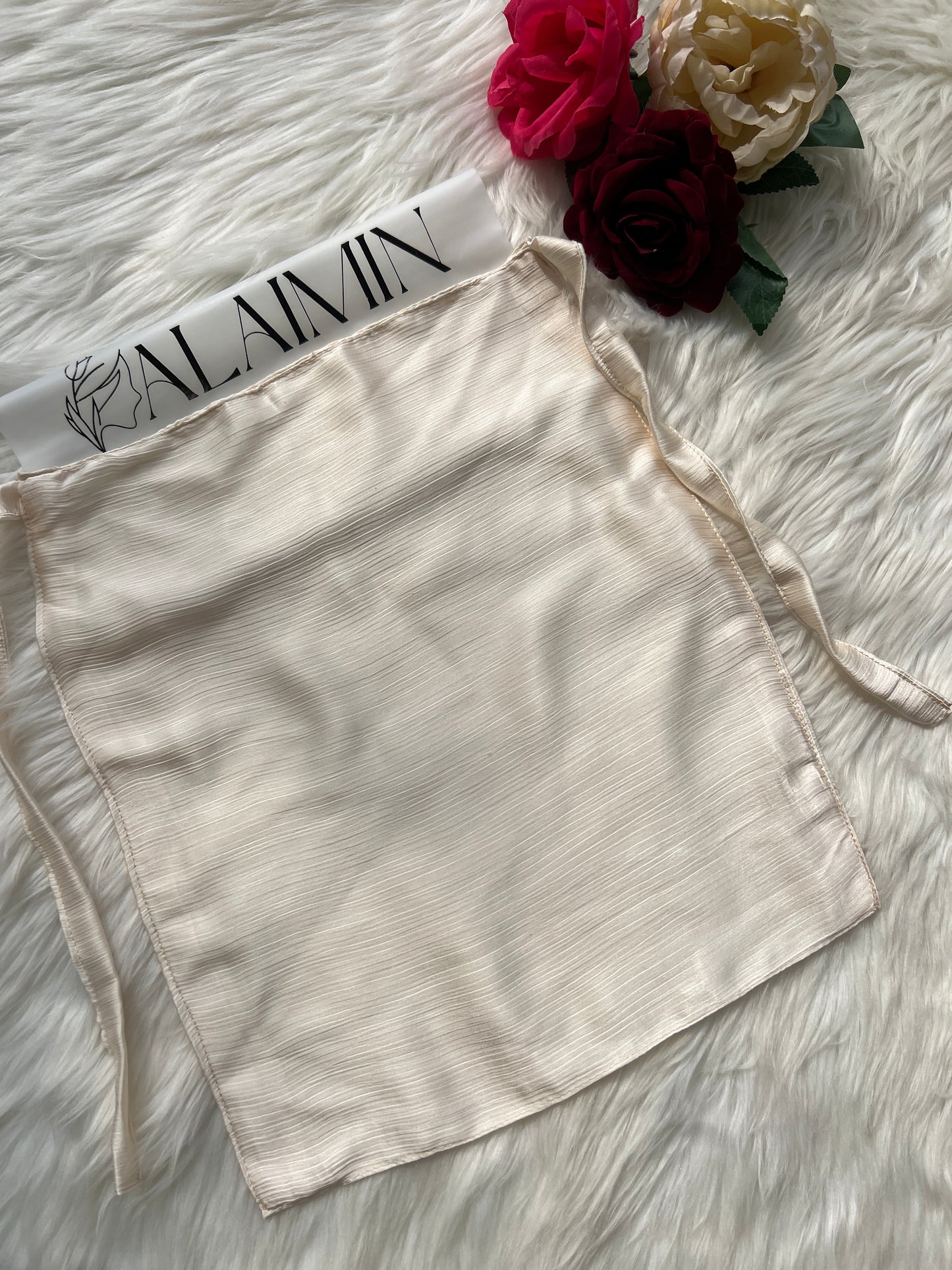 Silk Niqab | Offwhite