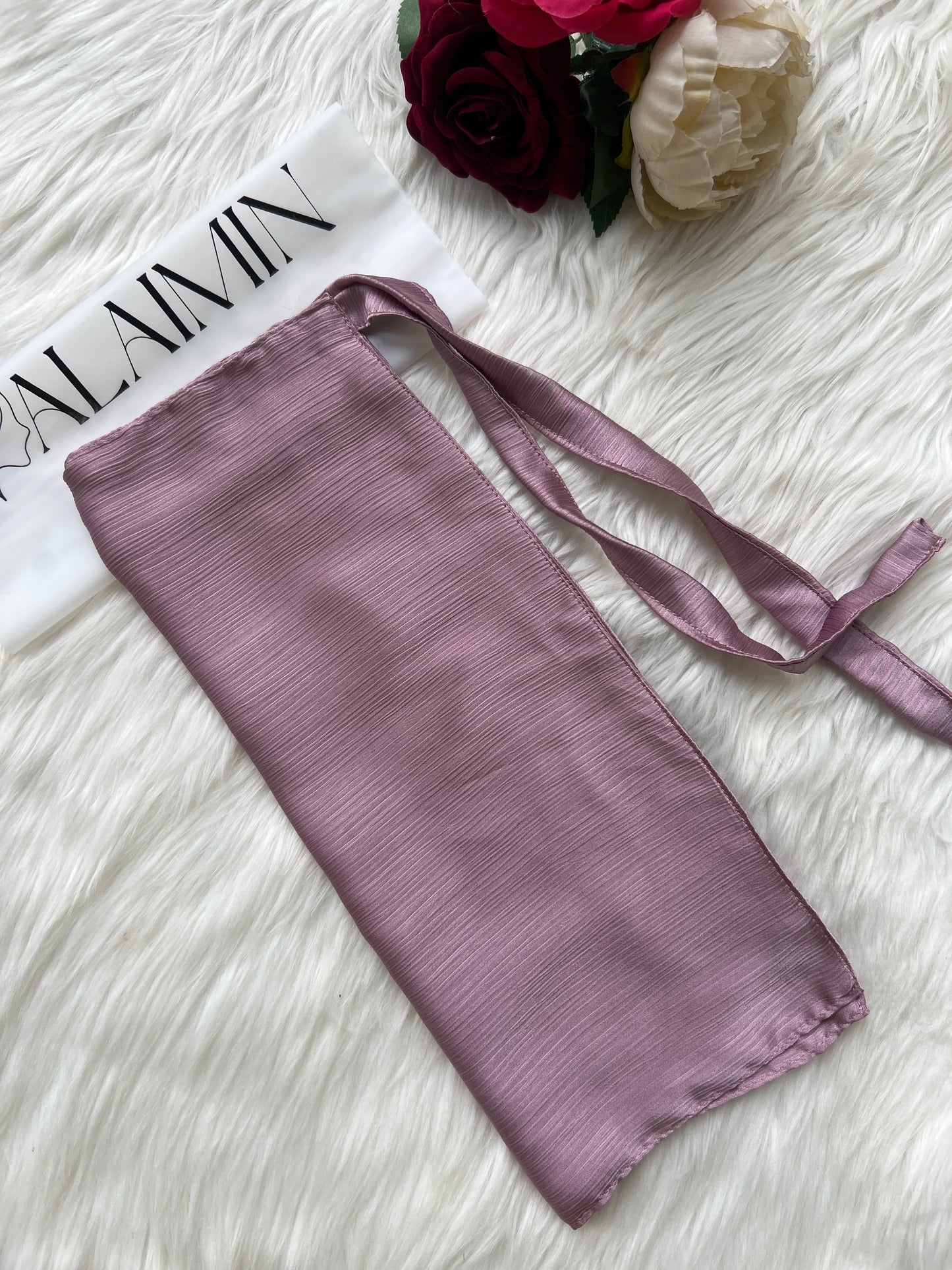 Silk Niqab | Lilac purple