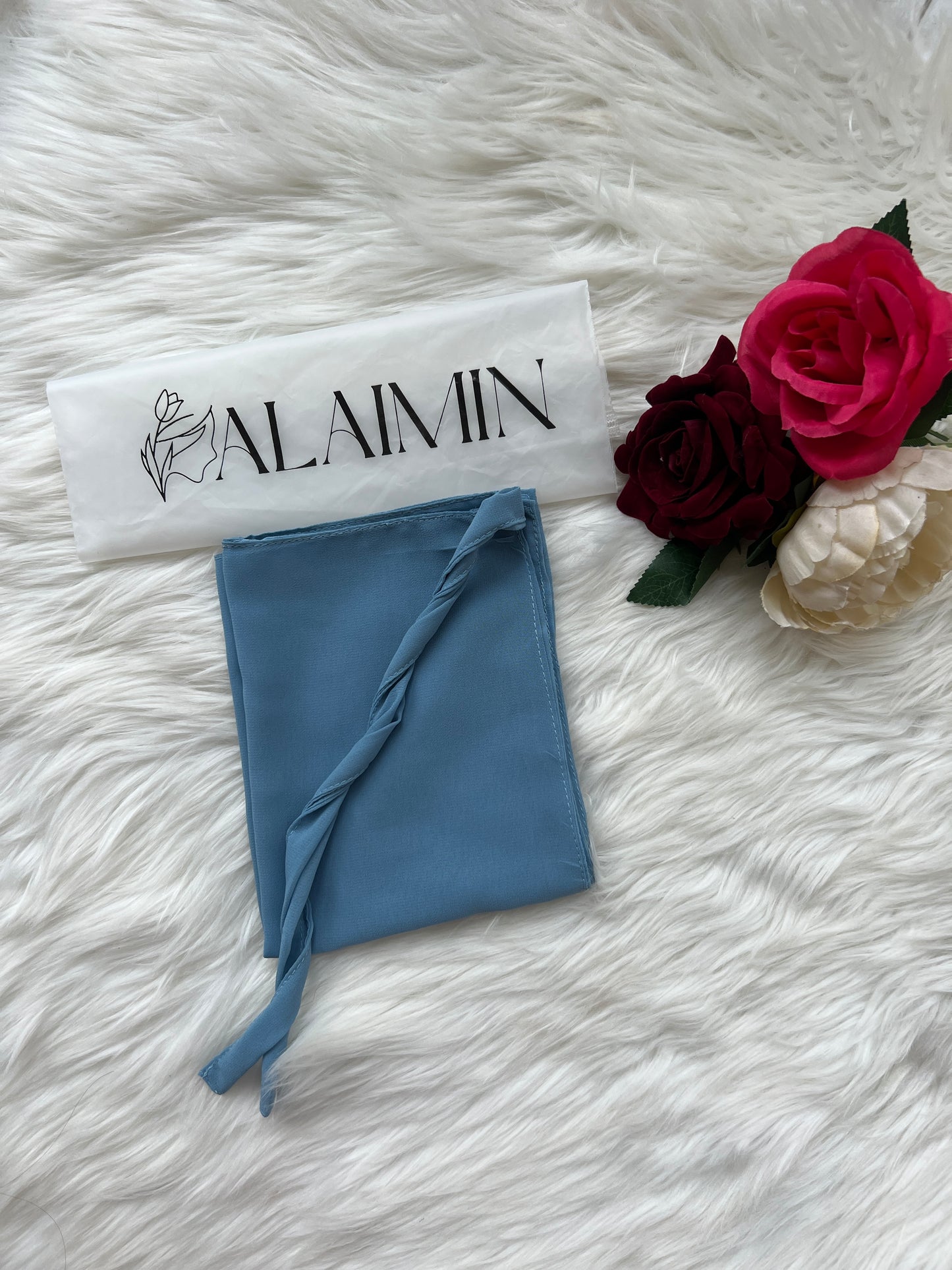 Chiffon Niqab | Blue
