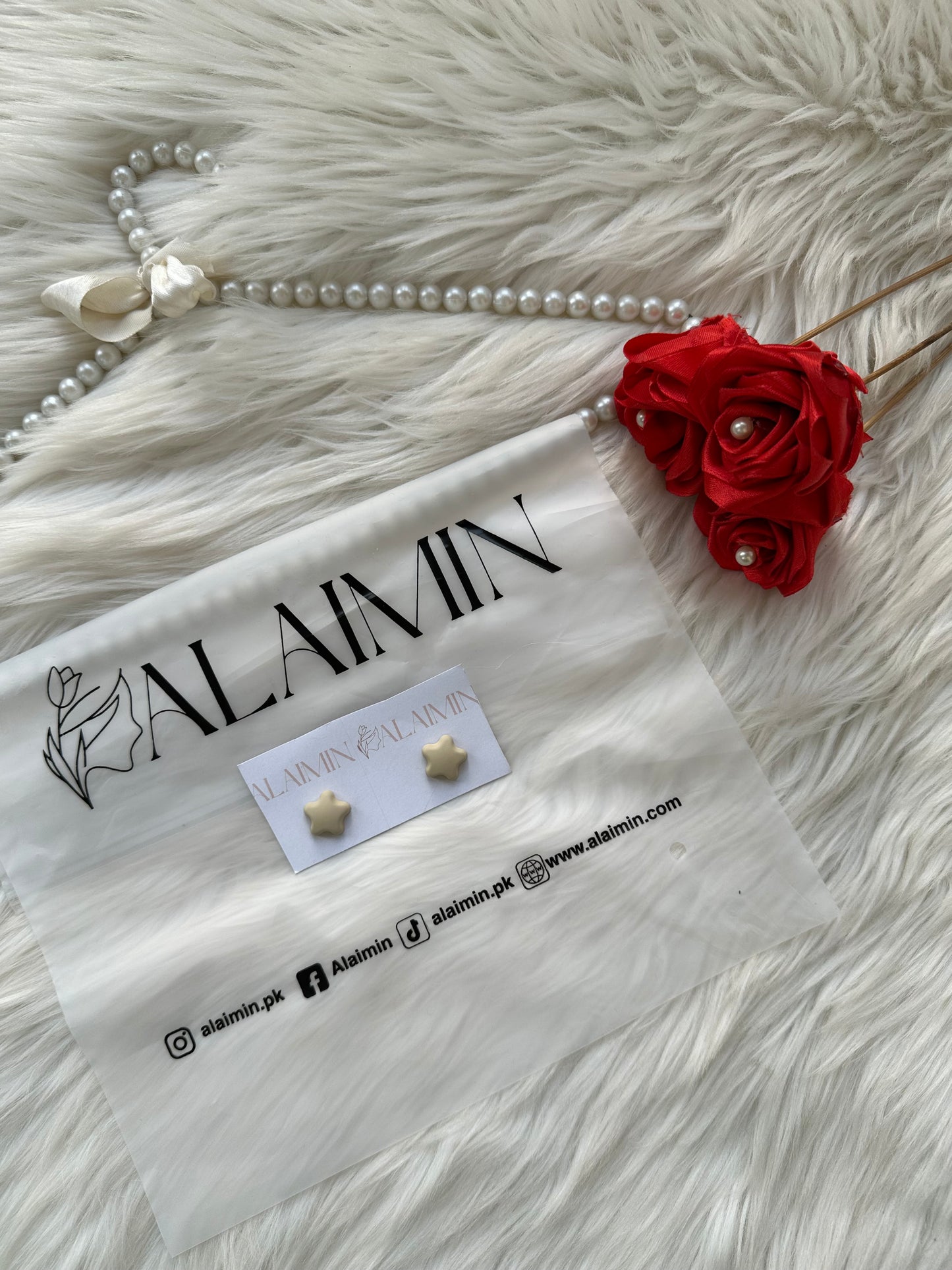 Premium Quality No Snag Hijab Magnets |Star Colorful