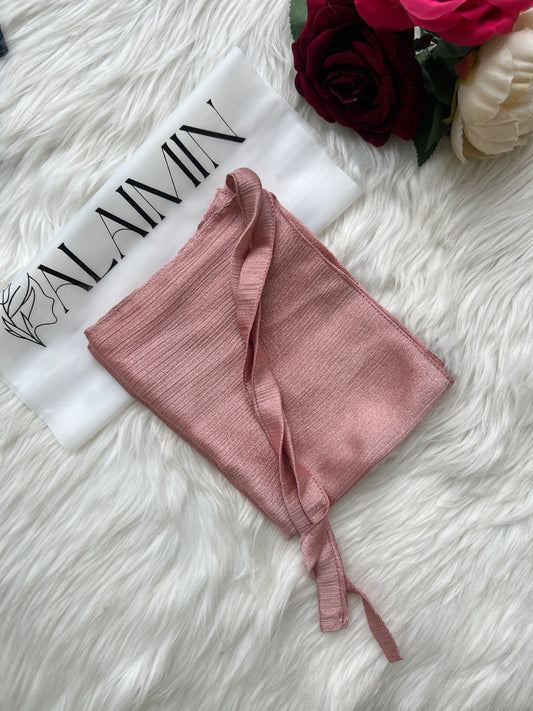 Silk Niqab | Rose Gold