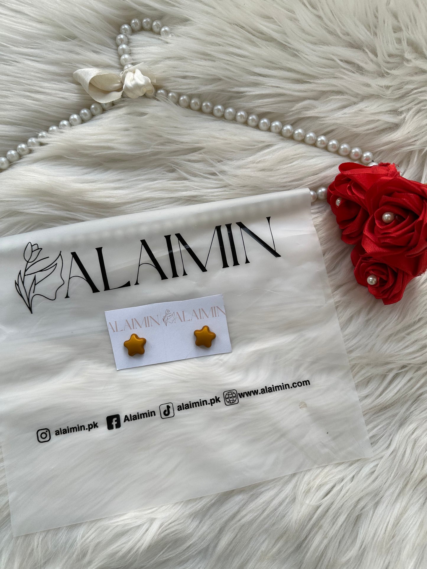 Premium Quality No Snag Hijab Magnets |Star Colorful