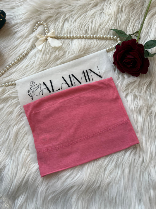 High-Quality Hijab Tube Cap Pink