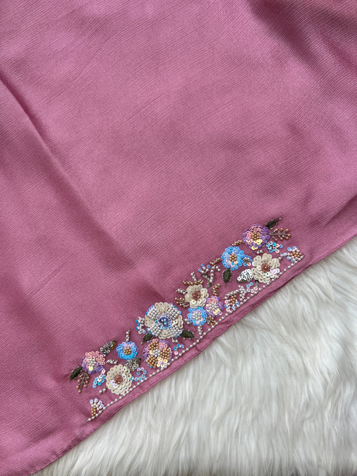 GUL E AFSHA | FESTIVE PARTY WEAR LUXURY HANDWORK ROSE DUST PARTY WEAR FOR WEDDINGS & EID