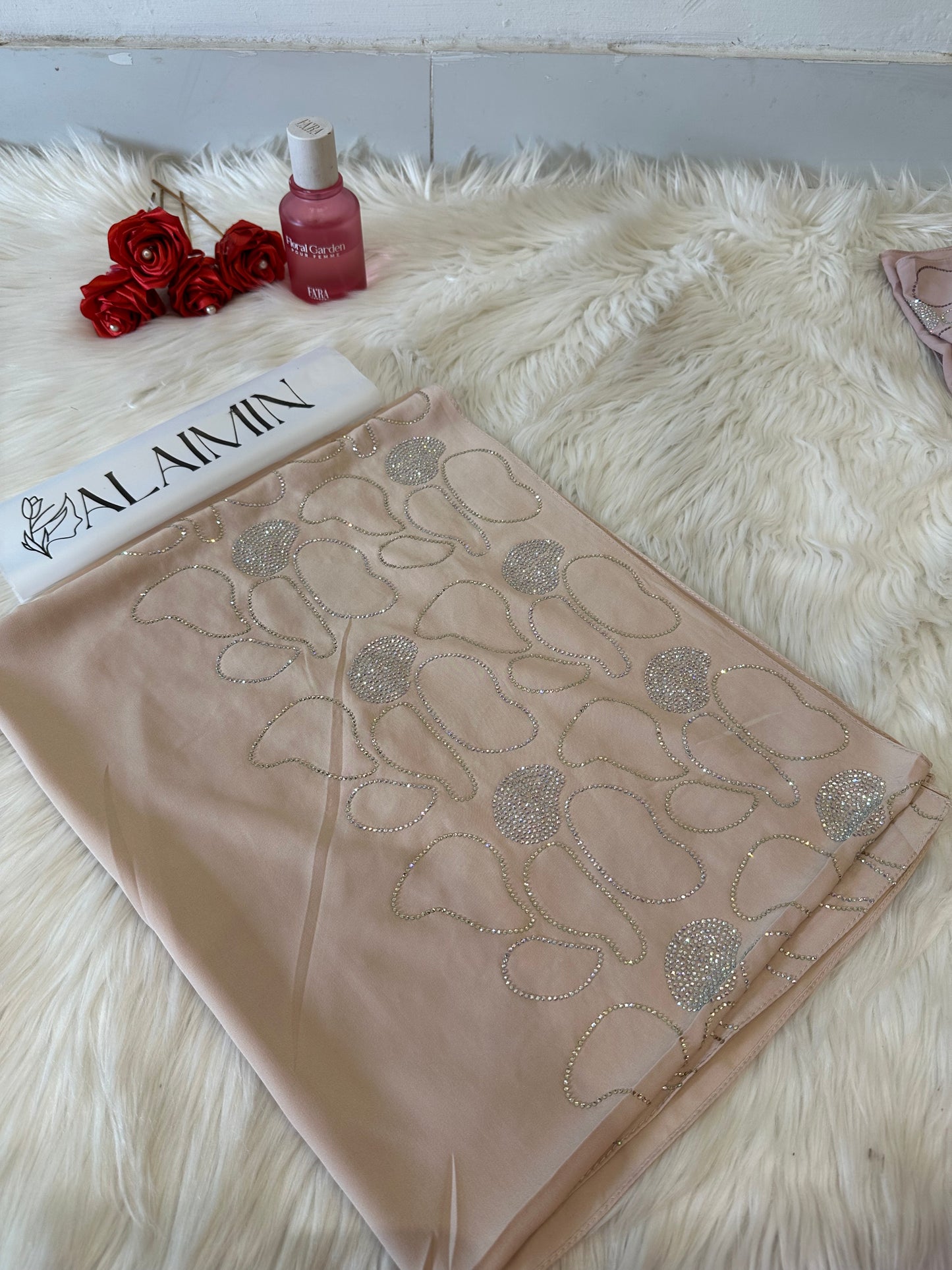 Nude Beige Luxe Stone Hijab