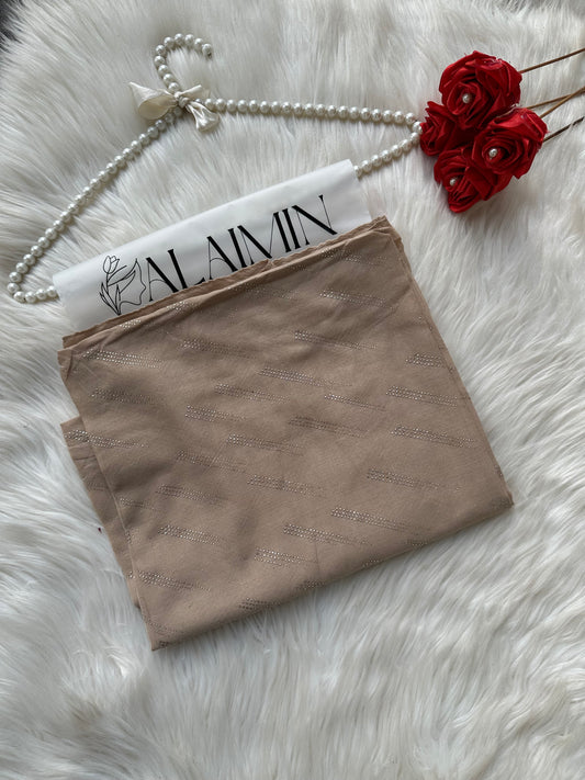 Caramel Tan Sparkle Dewdrop Fancy Summer Hijab
