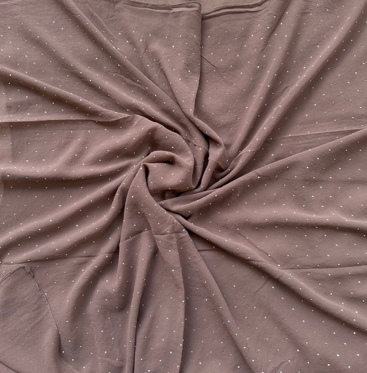 LIGHT COCO | RHINESTONE CHIFFON HIJAB