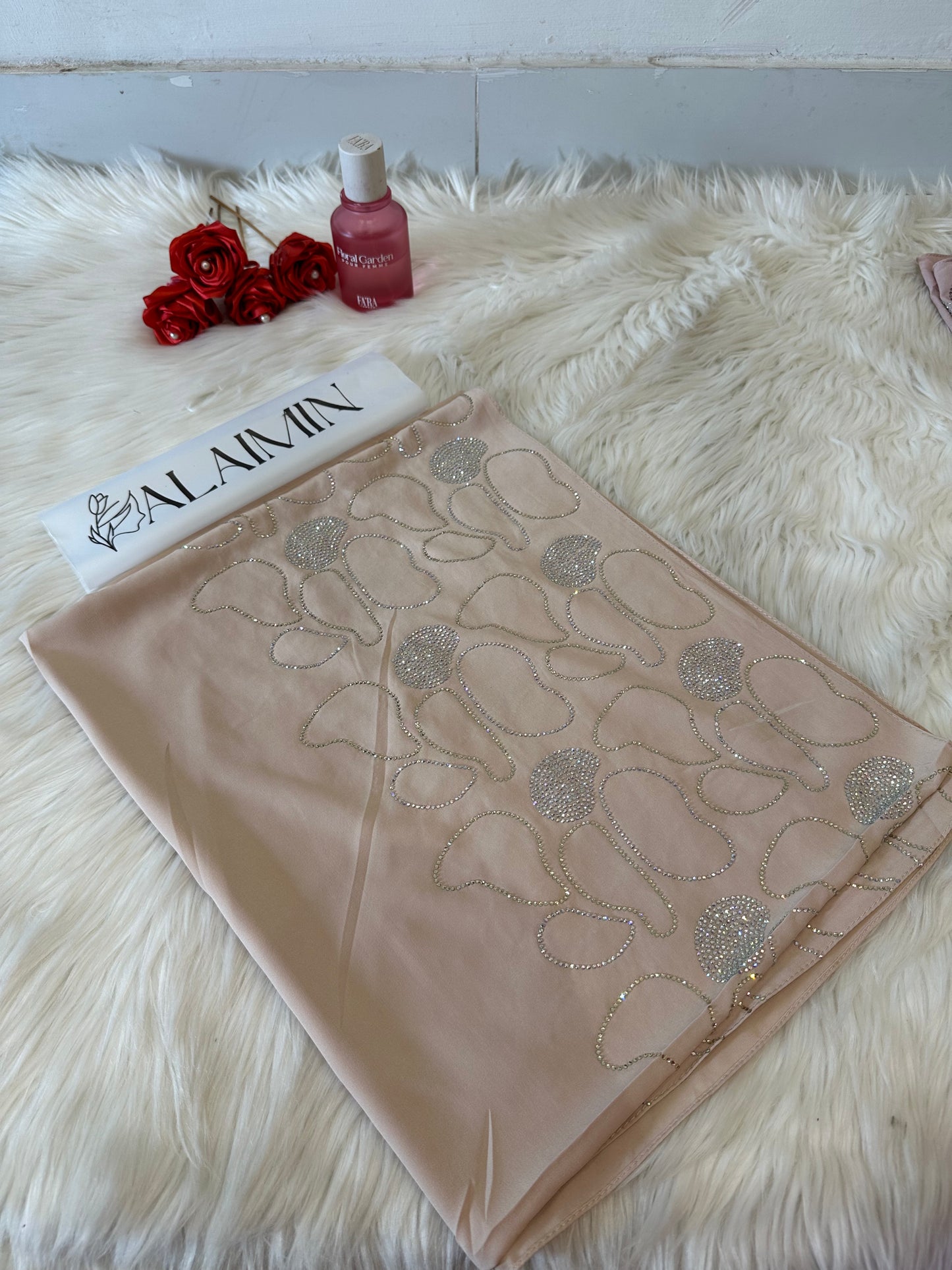 Sand Beige Luxe Stone Hijab