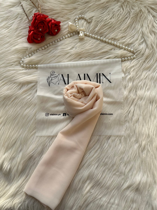 OFFWHITE BEIGE |PREMIUM GEORGETTE HIJAB