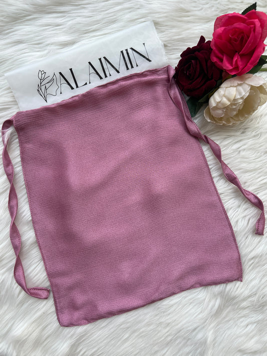 Silk Niqab | Purple Mauve