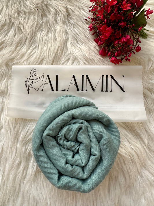 Turquoise Breeze Crush Hijab