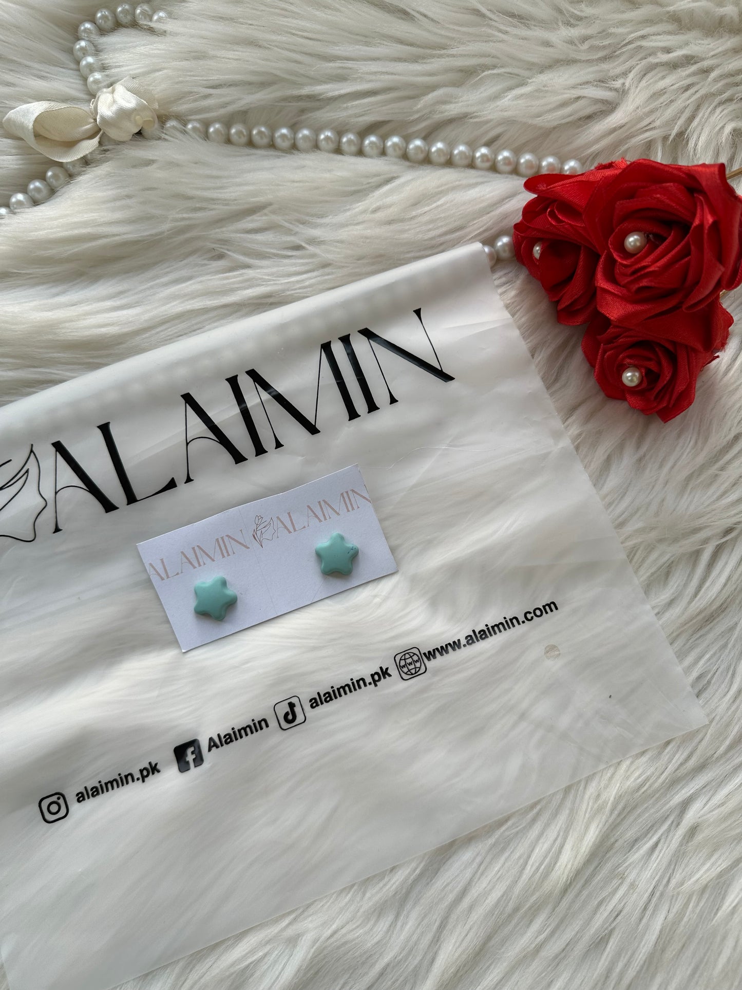 Premium Quality No Snag Hijab Magnets |Star Colorful