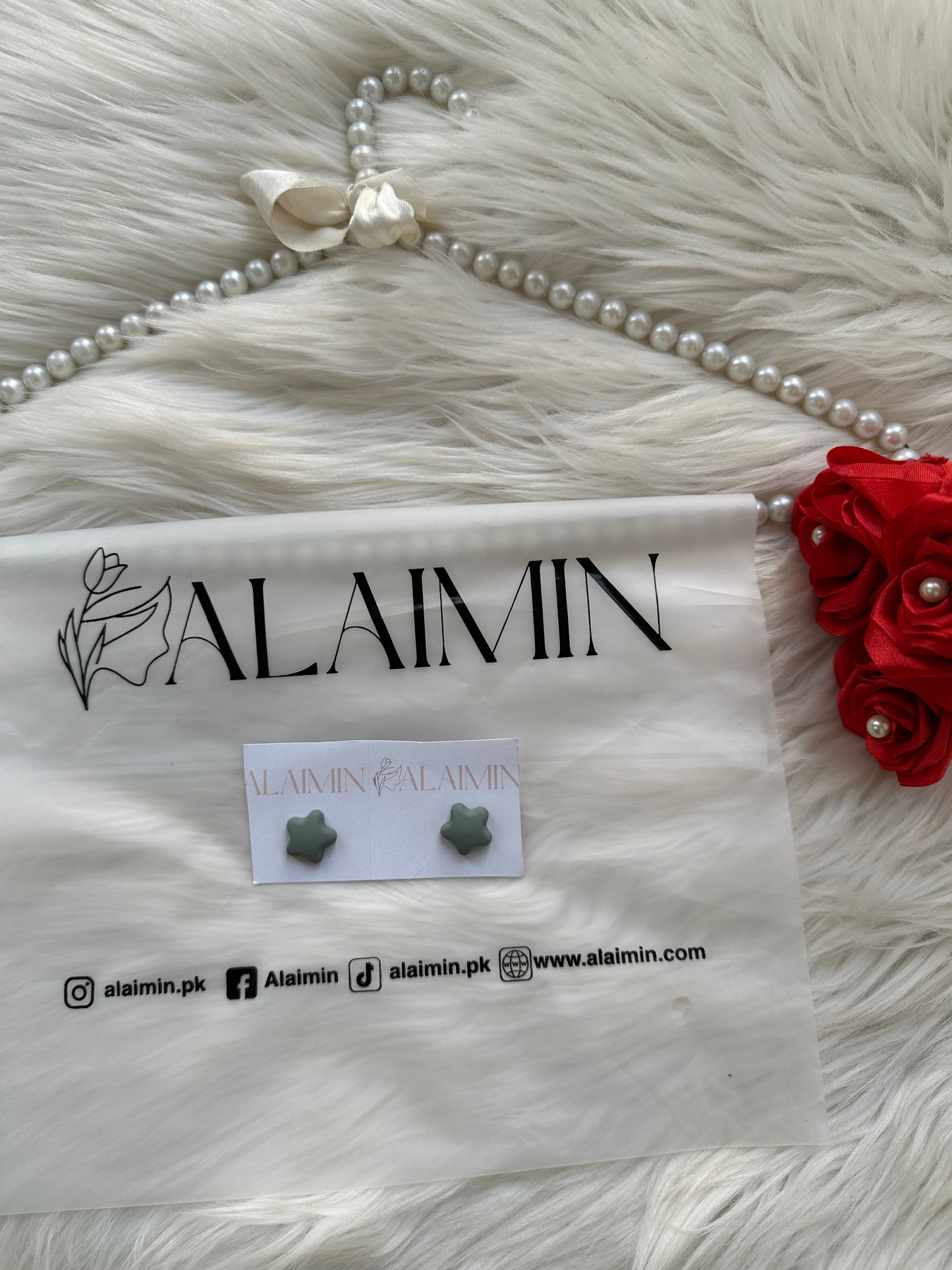 Premium Quality No Snag Hijab Magnets |Star Colorful