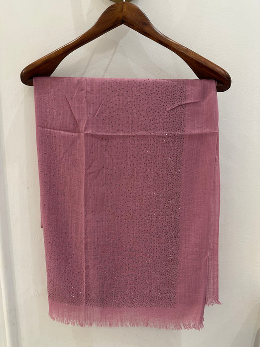 Rosy Pink Lawn Hijab