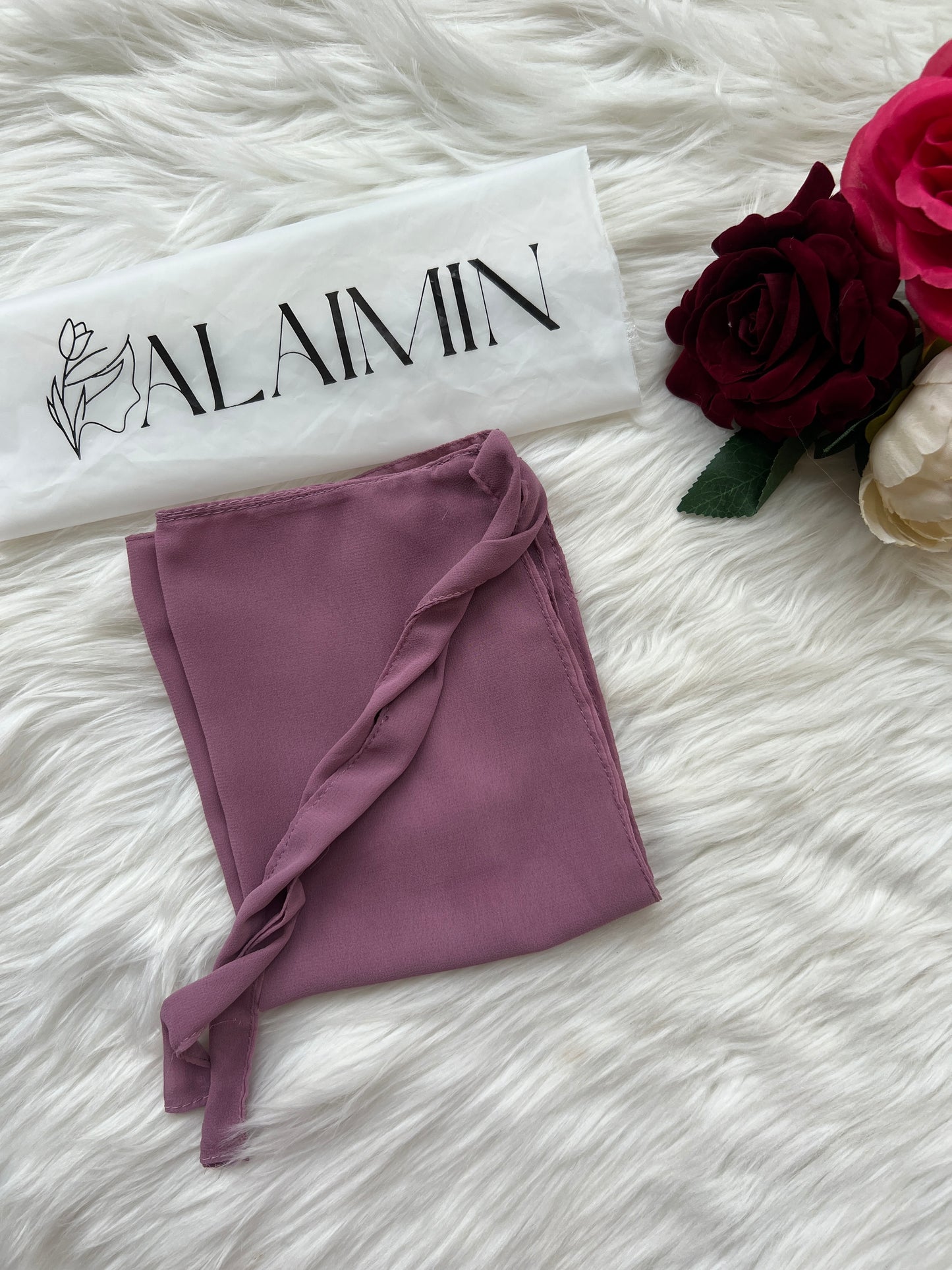 Chiffon Niqab | Purple Lilac