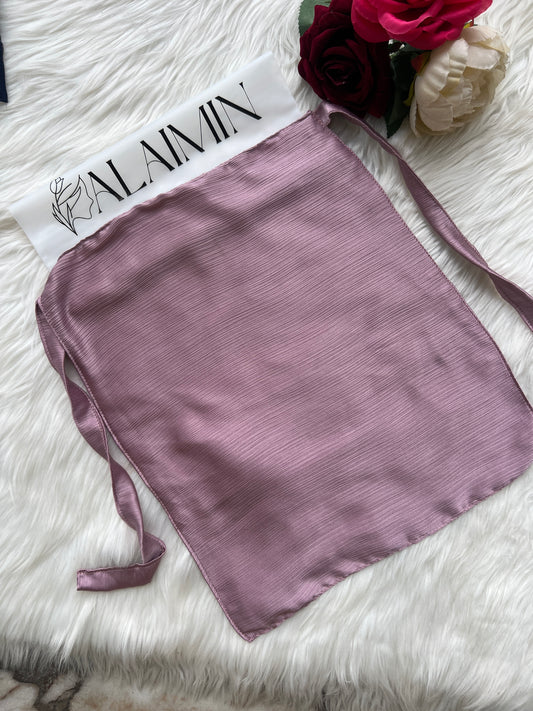 Silk Niqab | Lilac purple