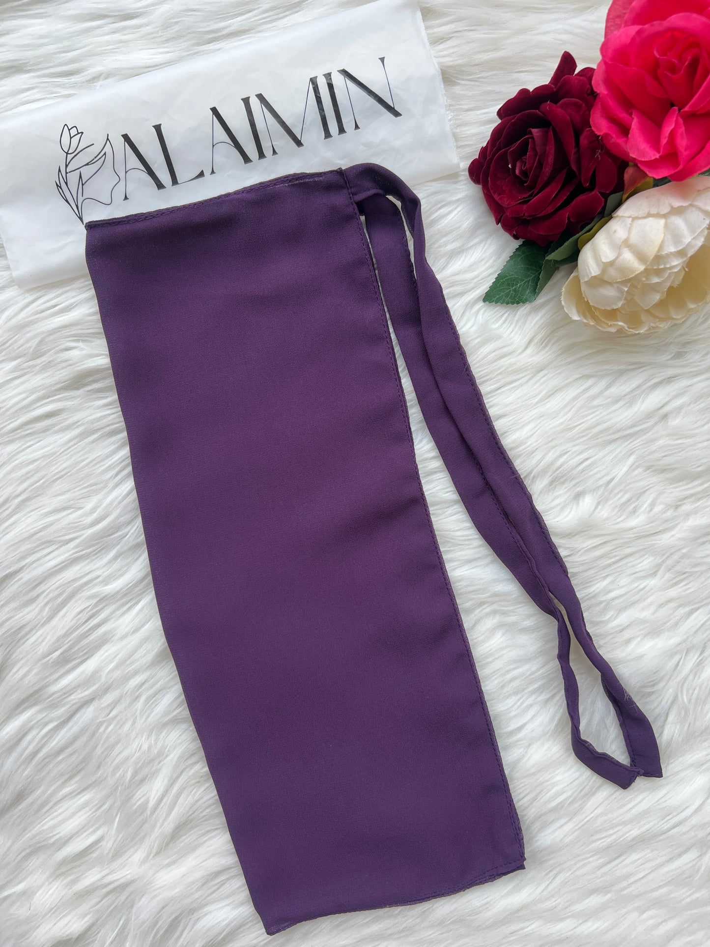 Chiffon Niqab | Purple