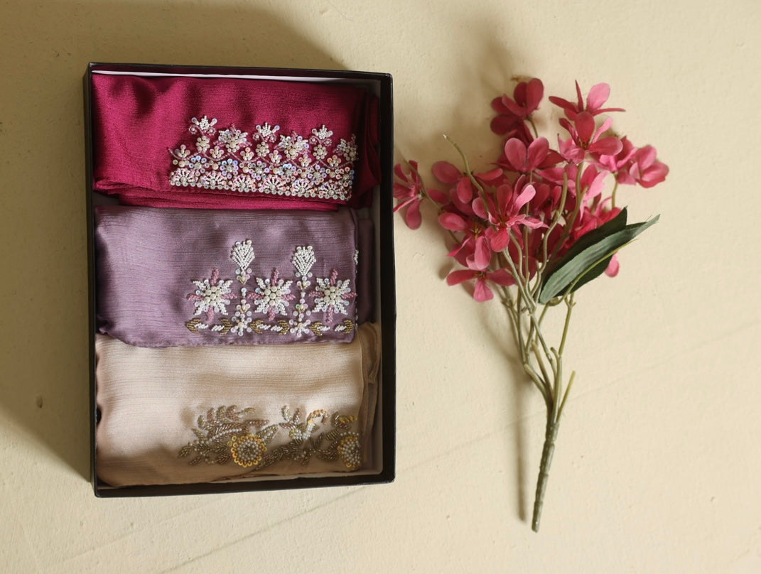 FESTIVE HIJAB GIFTING BUNDLE | BRIDAL BLOOM SET