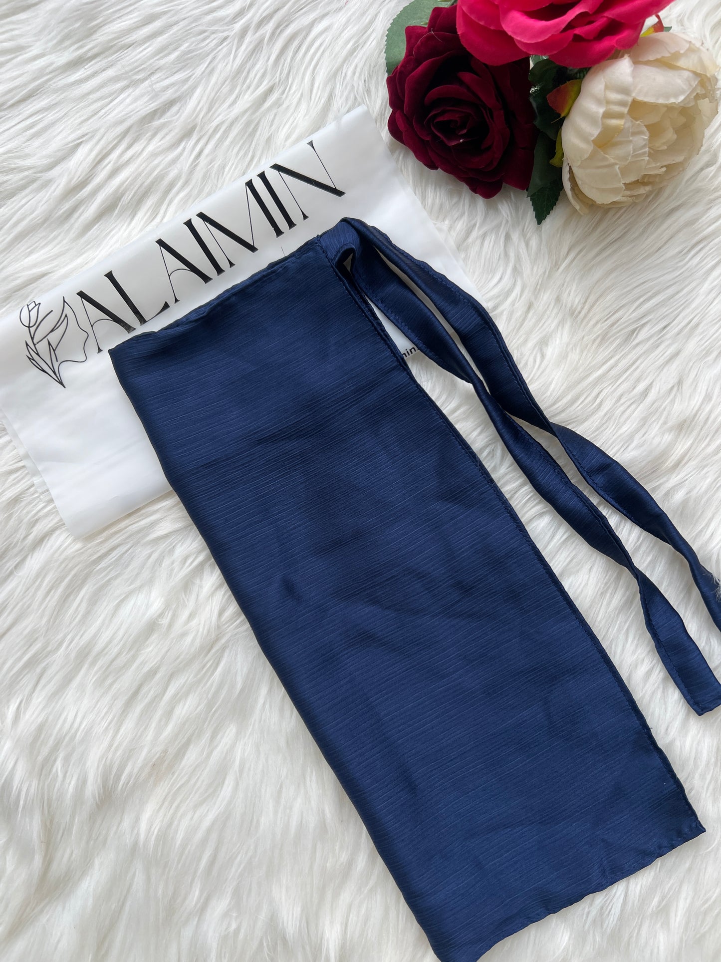 Silk Niqab | Royal Blue