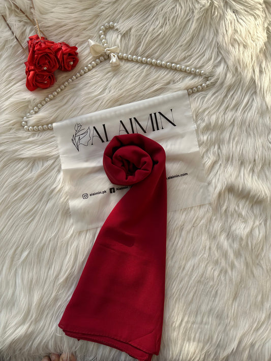 RED |PREMIUM GEORGETTE HIJAB