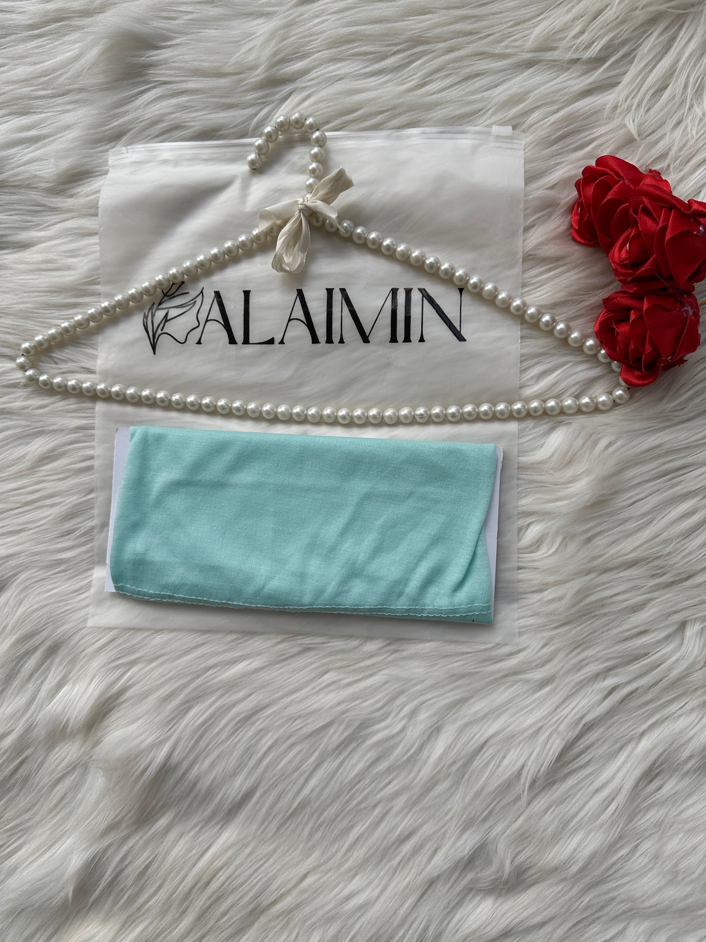 High-Quality Hijab Tube Cap Aqua