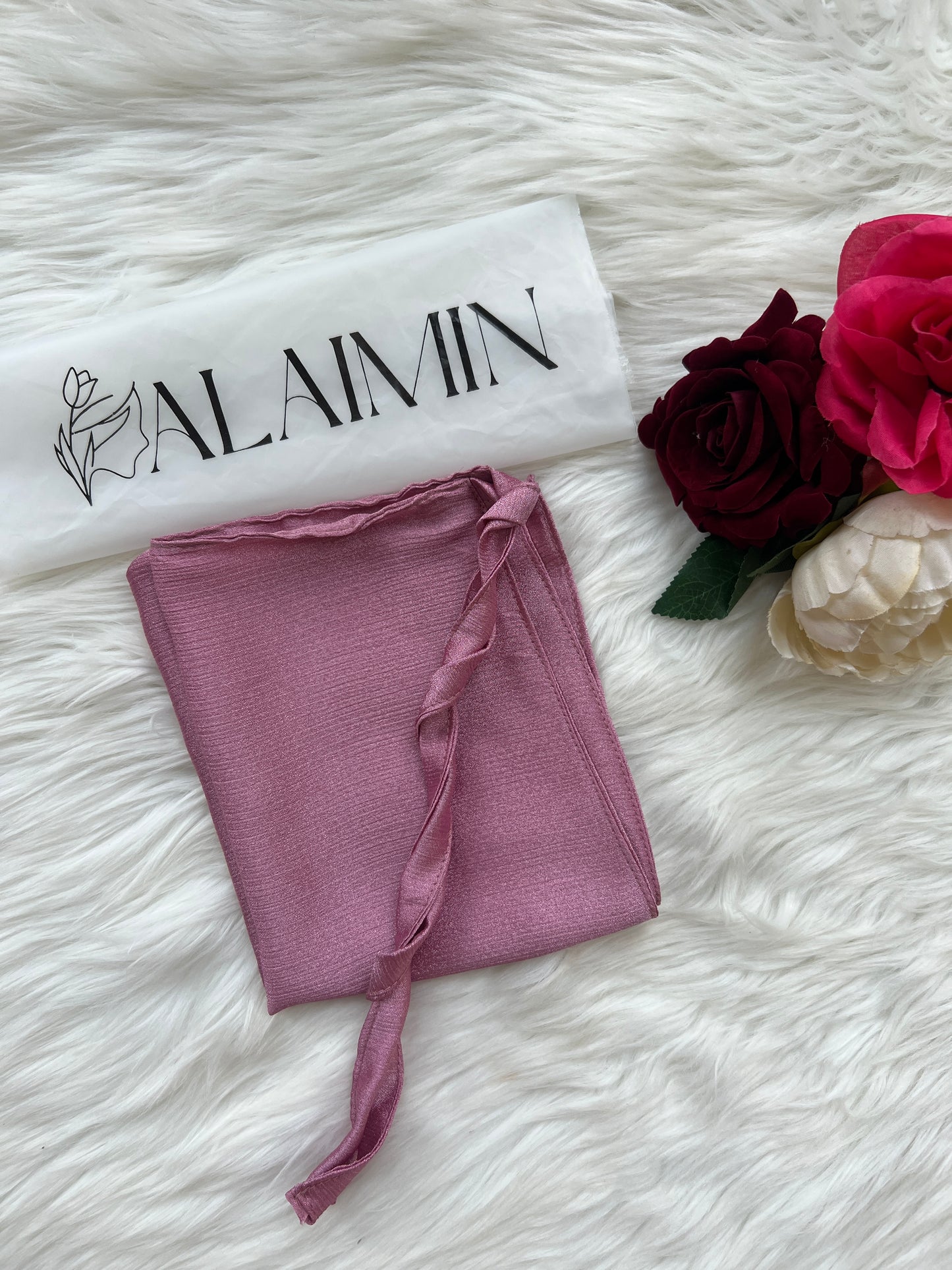 Silk Niqab | Purple Mauve