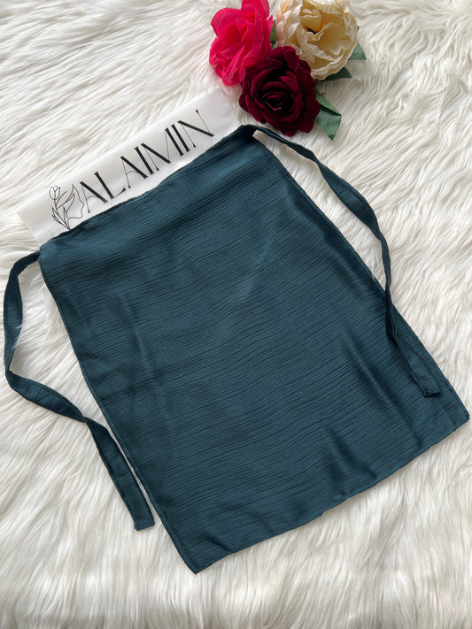 Silk Niqab | Emerald Green