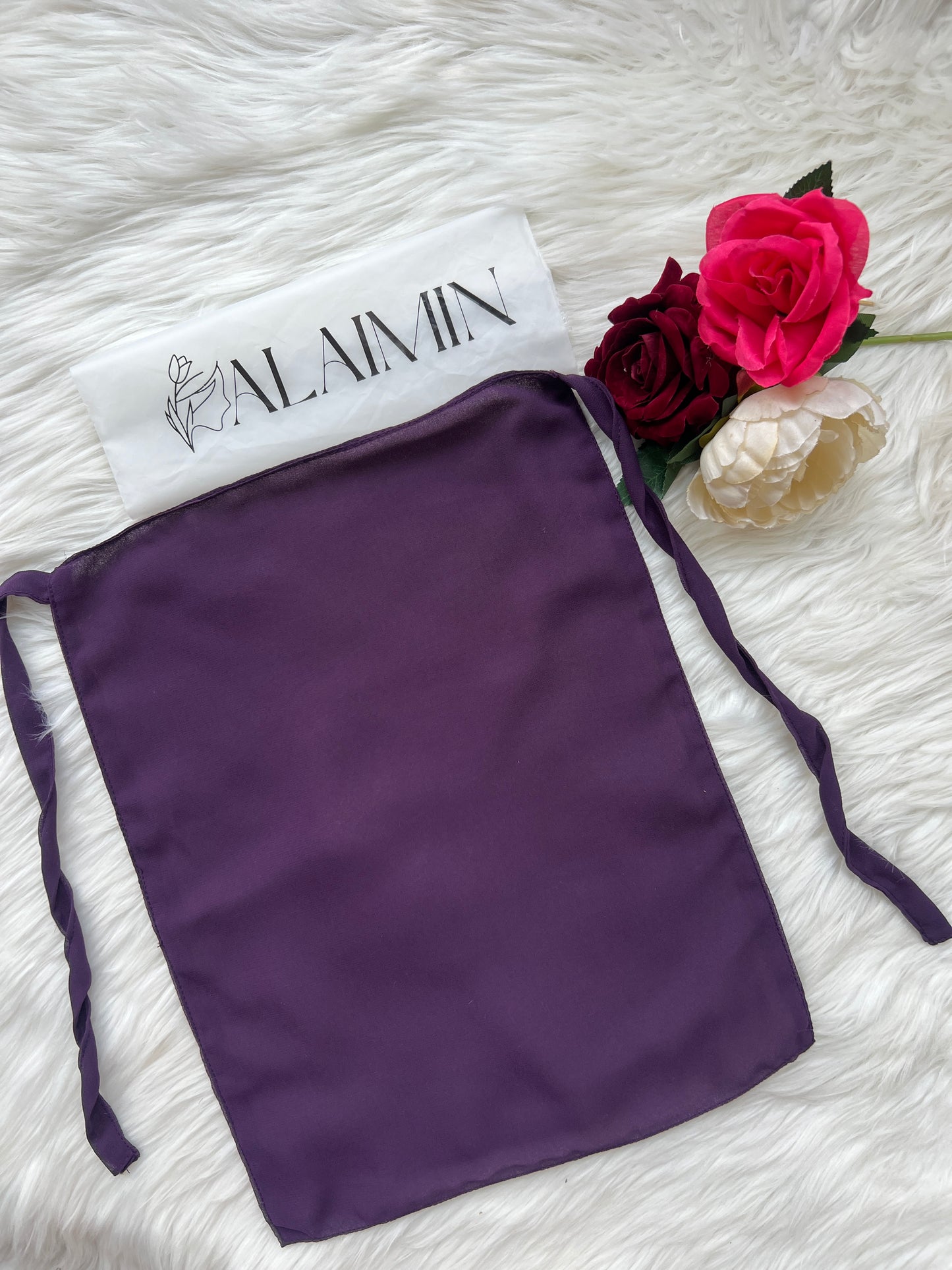 Chiffon Niqab | Purple