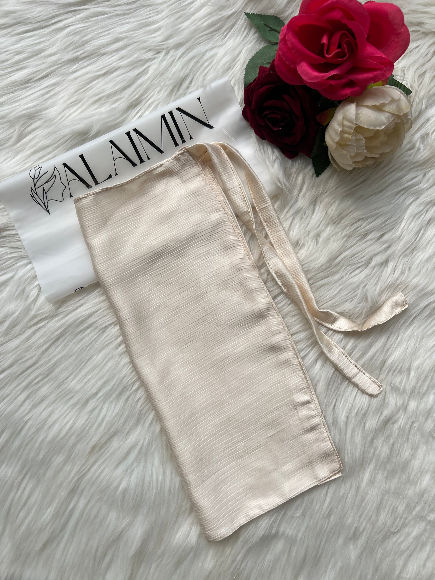 Silk Niqab | Offwhite