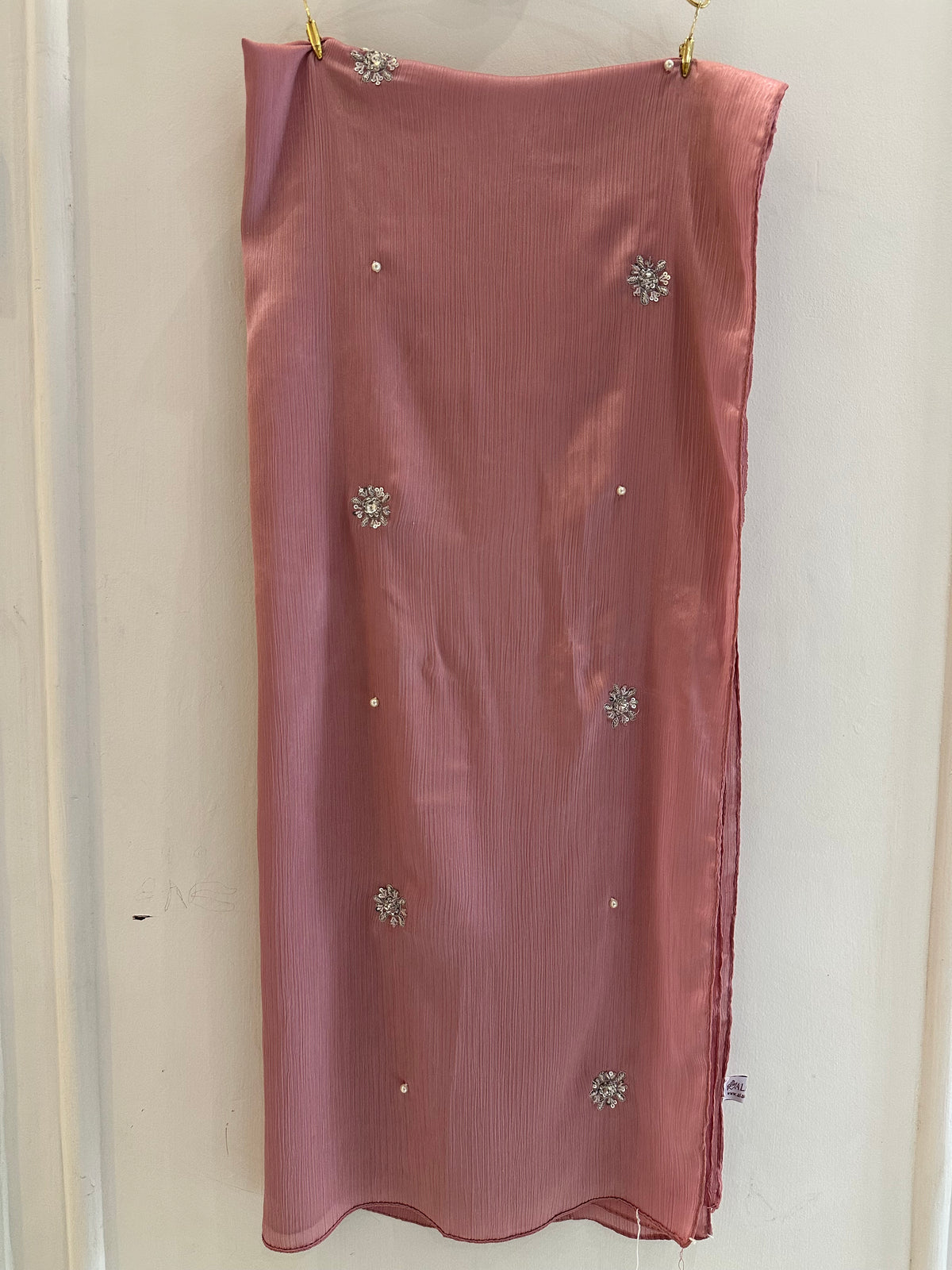 Bahar-e-Gul | True Pink | Signature All-Over Floral Hijab