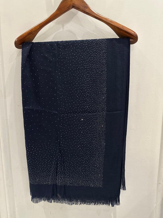 Midnight Blue Lawn Hijab