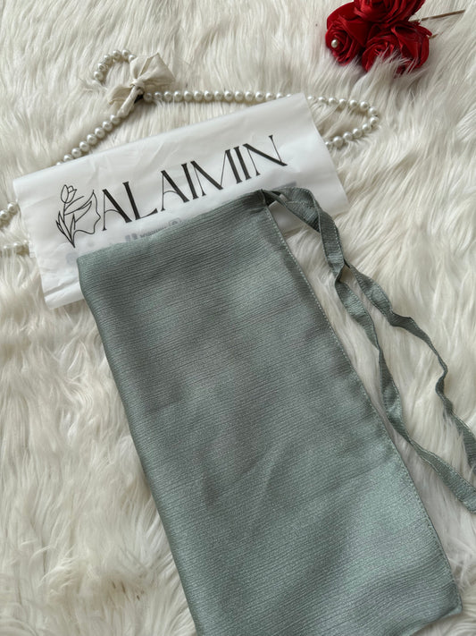 Silk Niqab | Sage Green