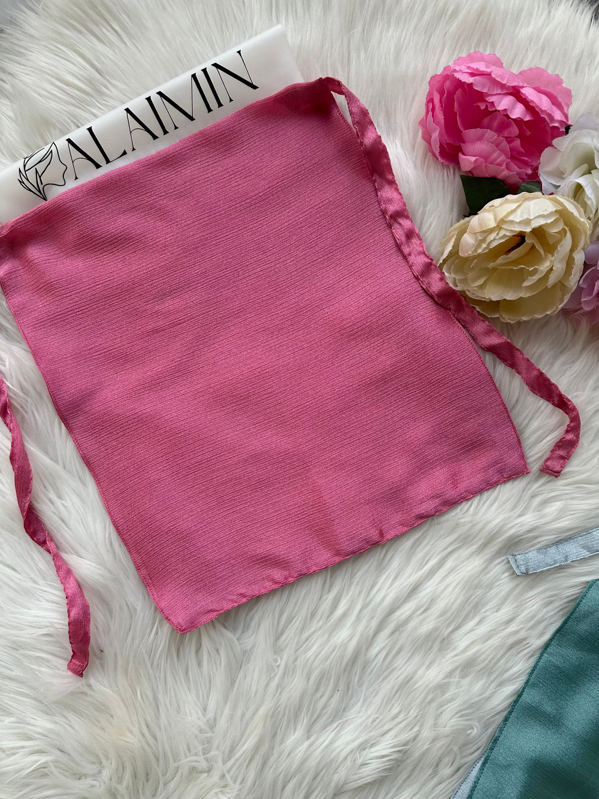 Silk Niqab | Bright Pink