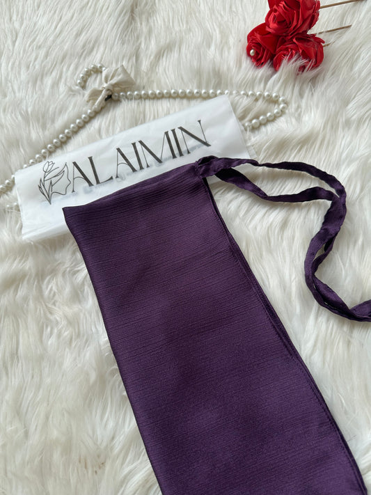 Silk Niqaab | Dark Purple